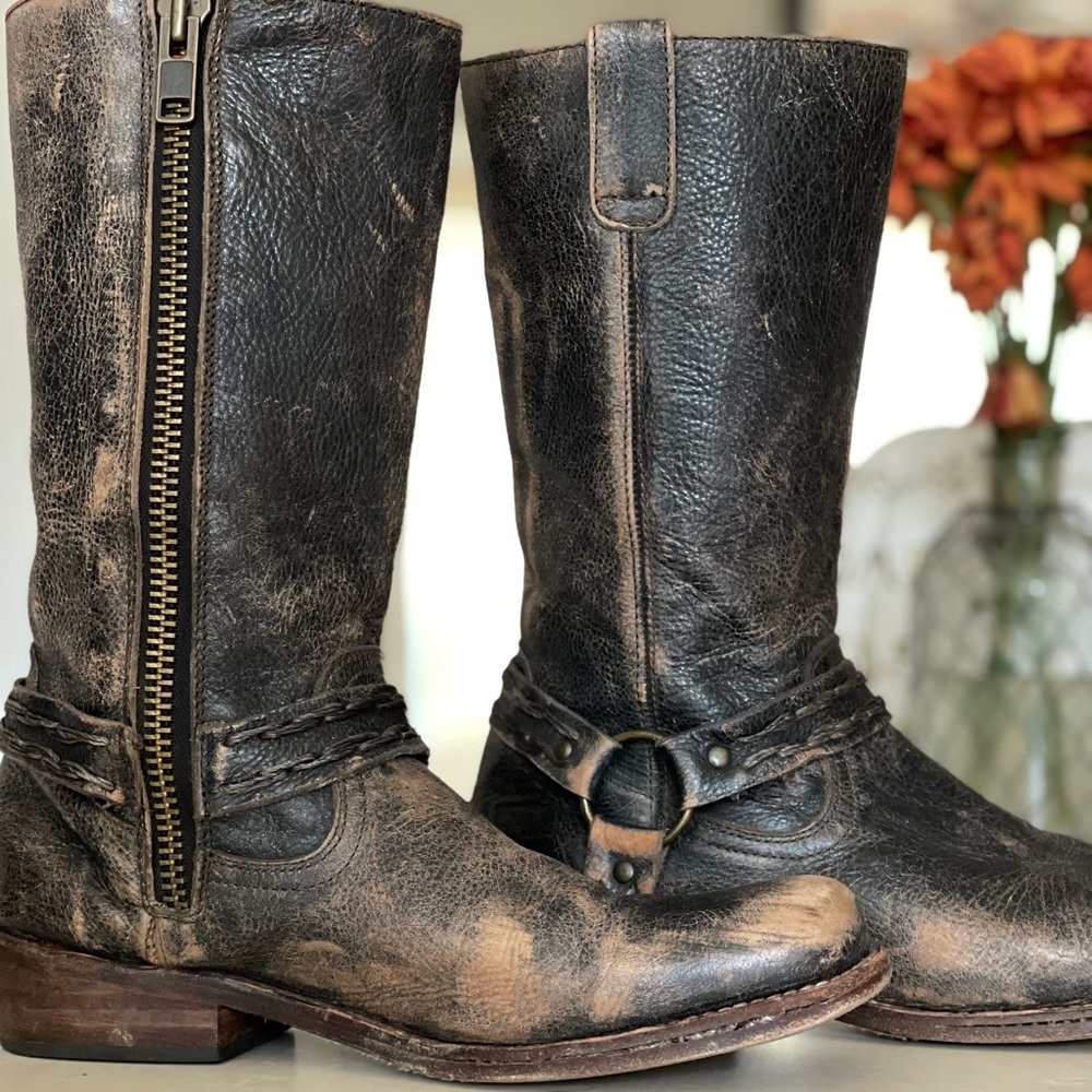 Bed Stu Distressed boot, 9.5